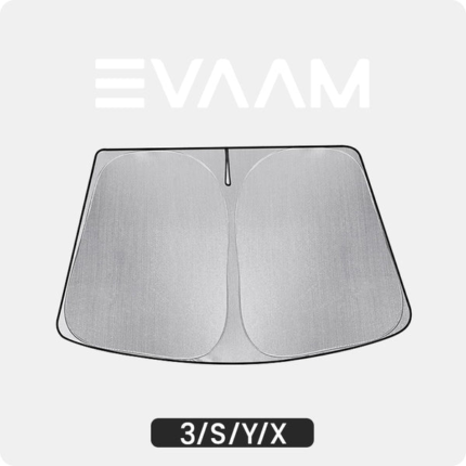 EVAAM® Faltbarer Windschutzscheiben-Sonnenschutz aus Glas für