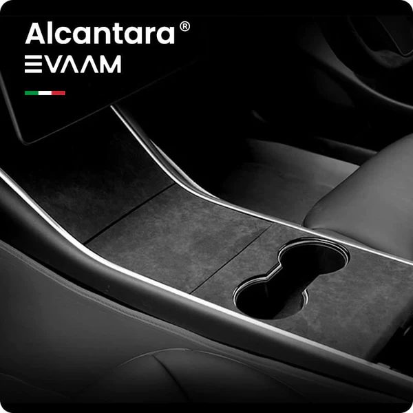 Alcantara Tesla Mittelkonsolen-Organizer-Tablett für Modell 3/Y (2017–2023)  – EVAAM®